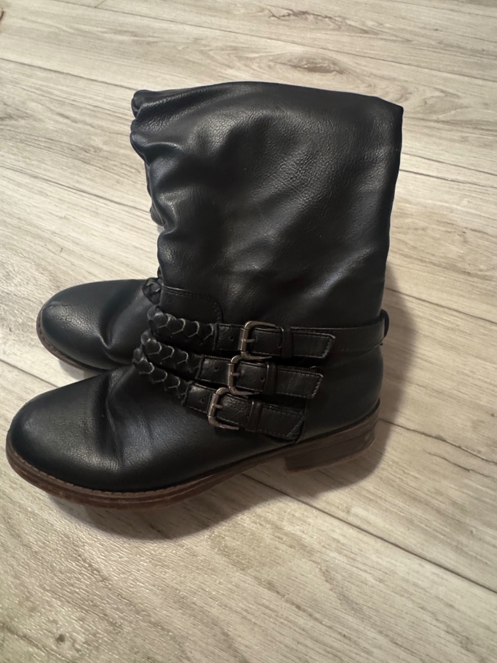 Black boots